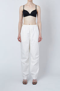 Cotton roll up trousers