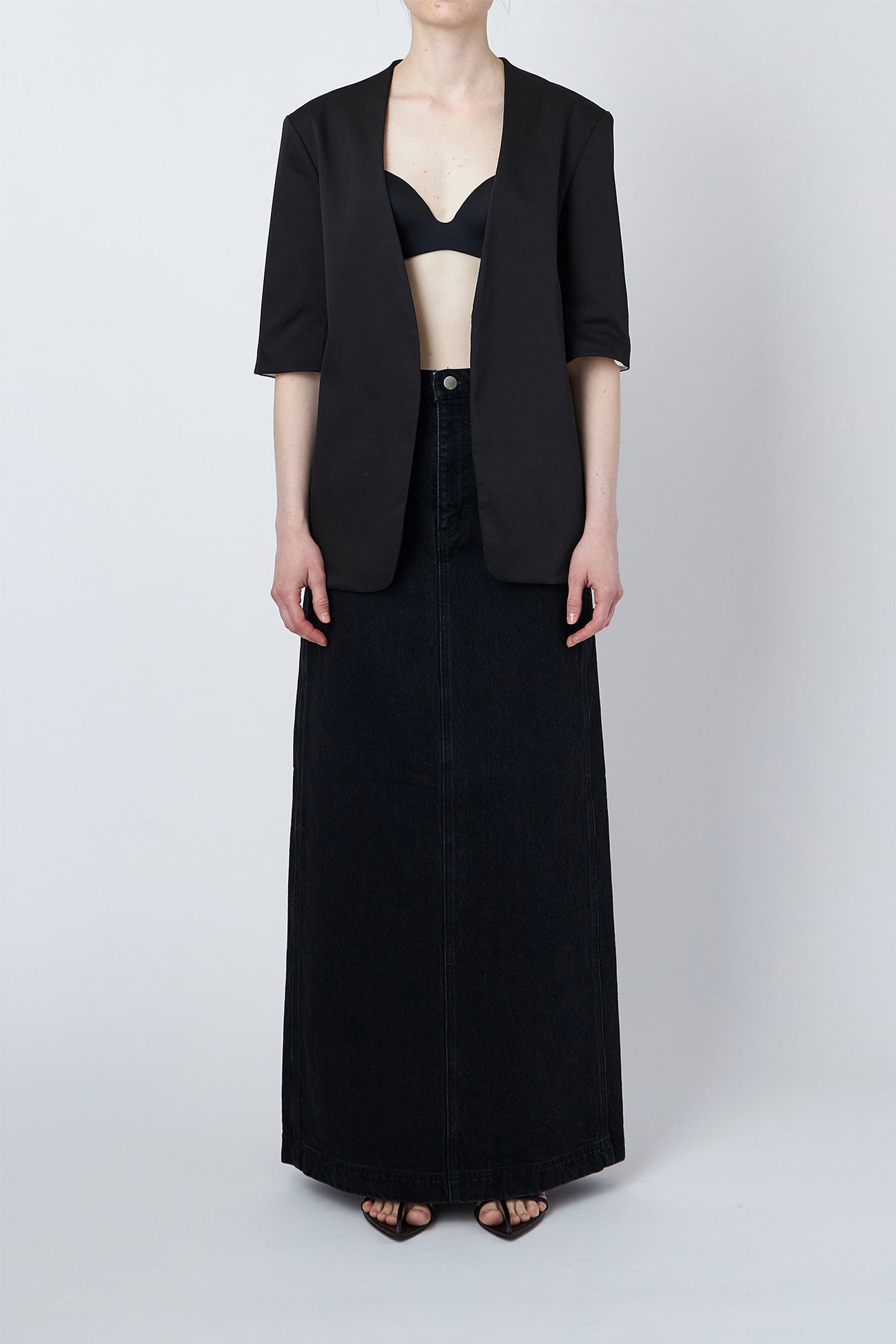 iirot Middle sleeve no collar Jacket - アウター