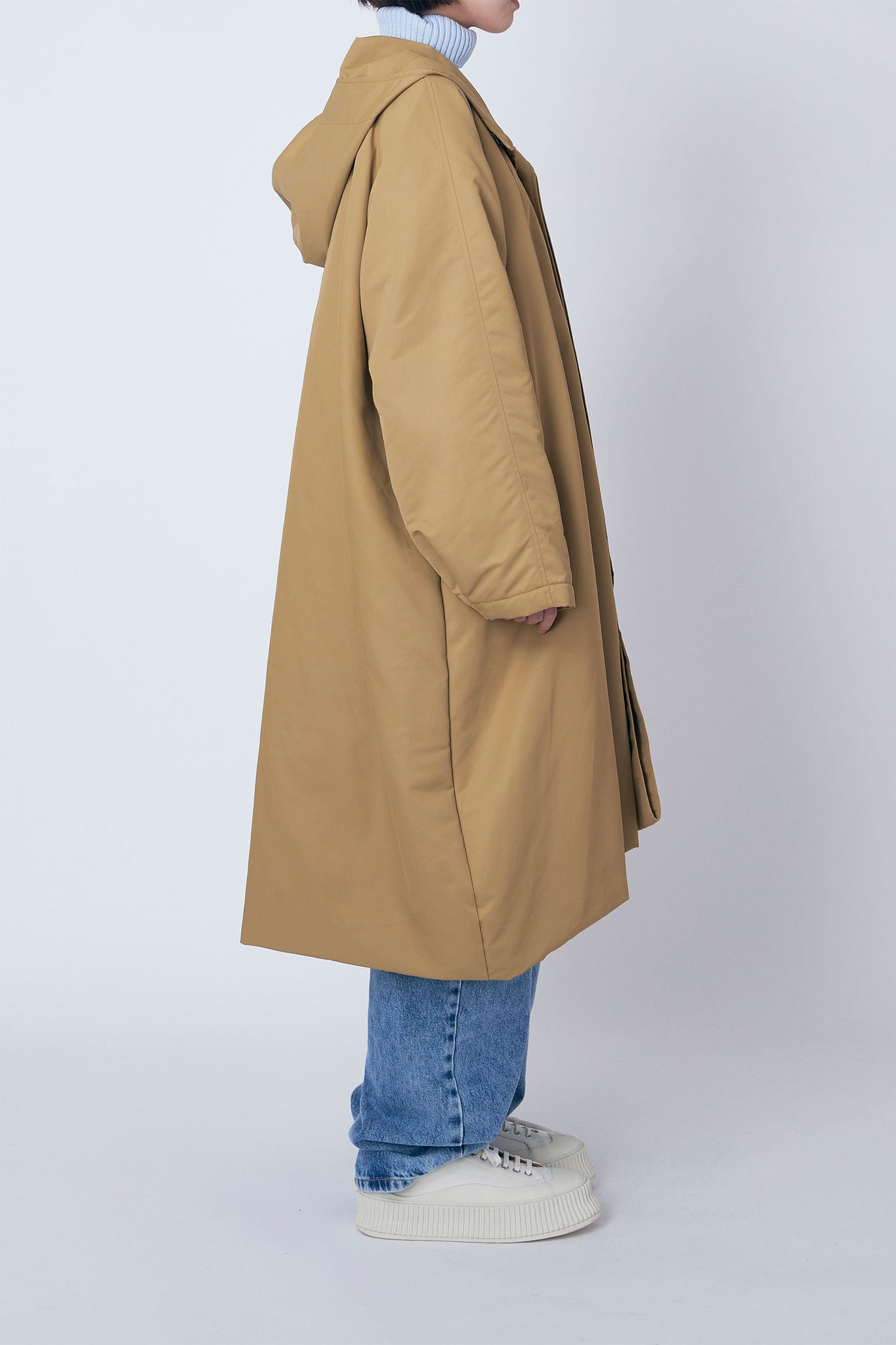 Nylon Satin Patted Coat – ATELIERMO