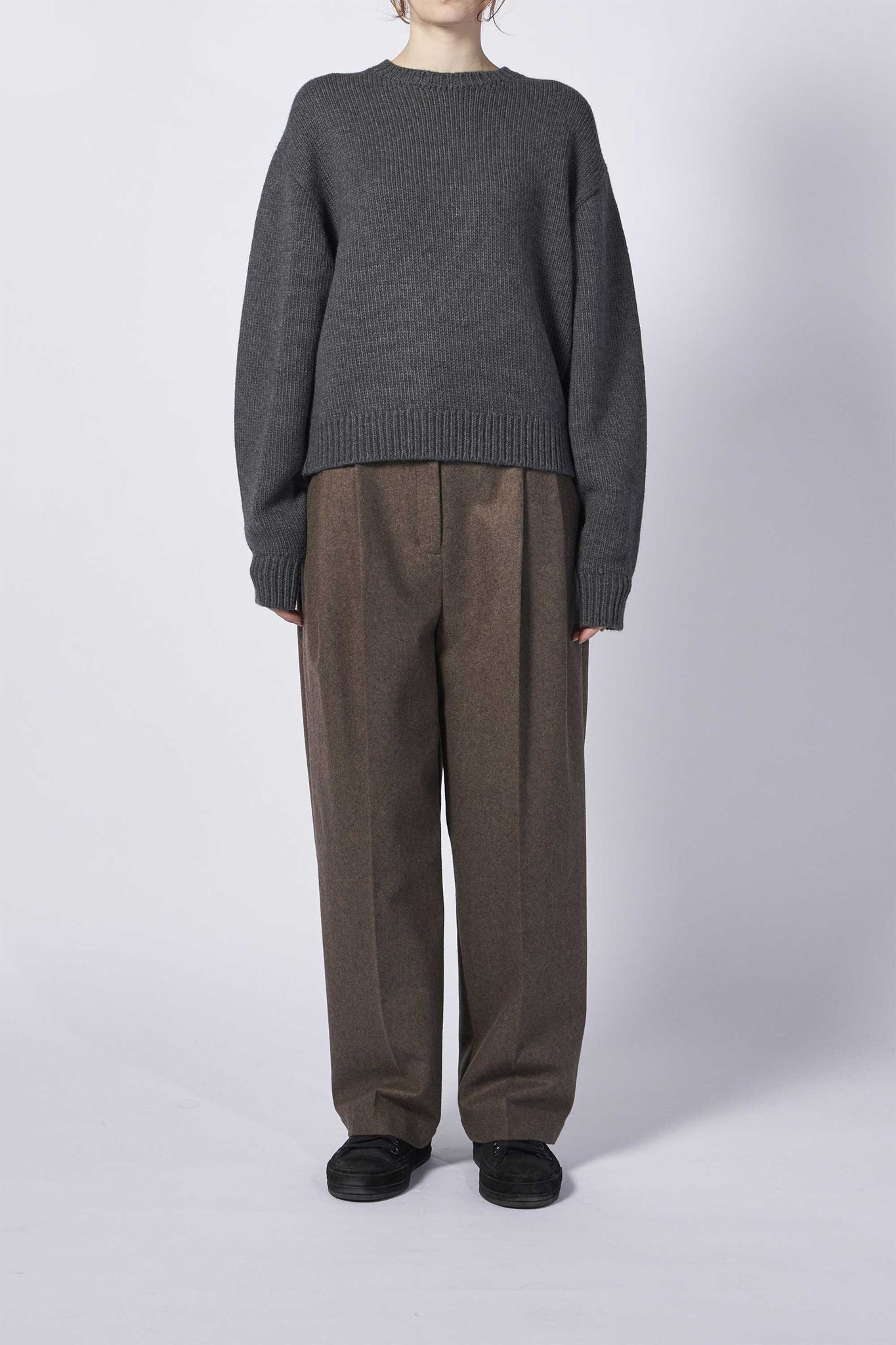 WOOL SOFT CORD KNIT P/O