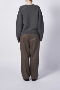 WOOL SOFT CORD KNIT P/O