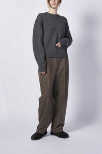 WOOL SOFT CORD KNIT P/O