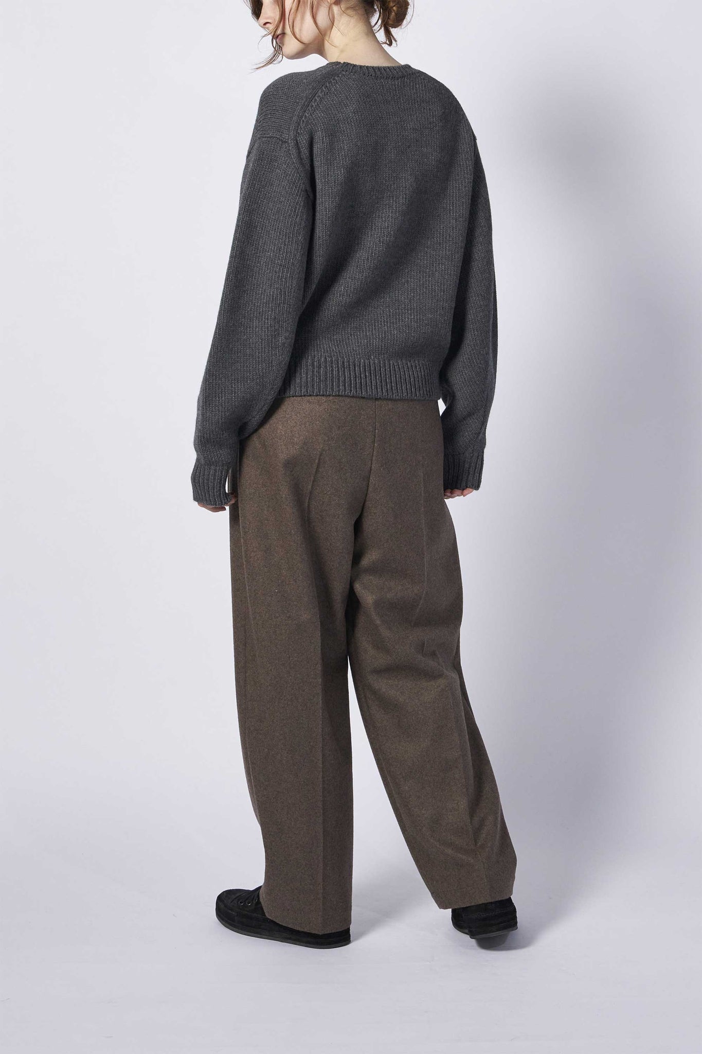 WOOL SOFT CORD KNIT P/O