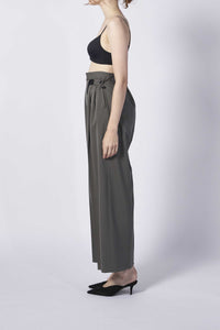 WOOL BAND PANTS