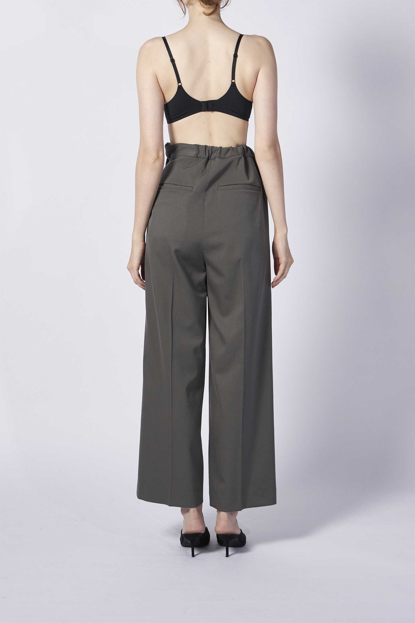 WOOL BAND PANTS