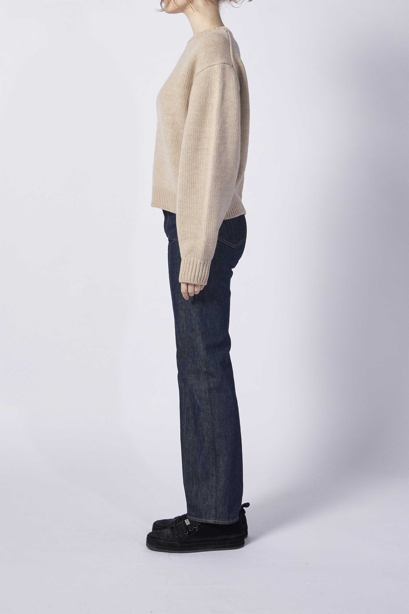 WOOL SOFT CORD KNIT P/O