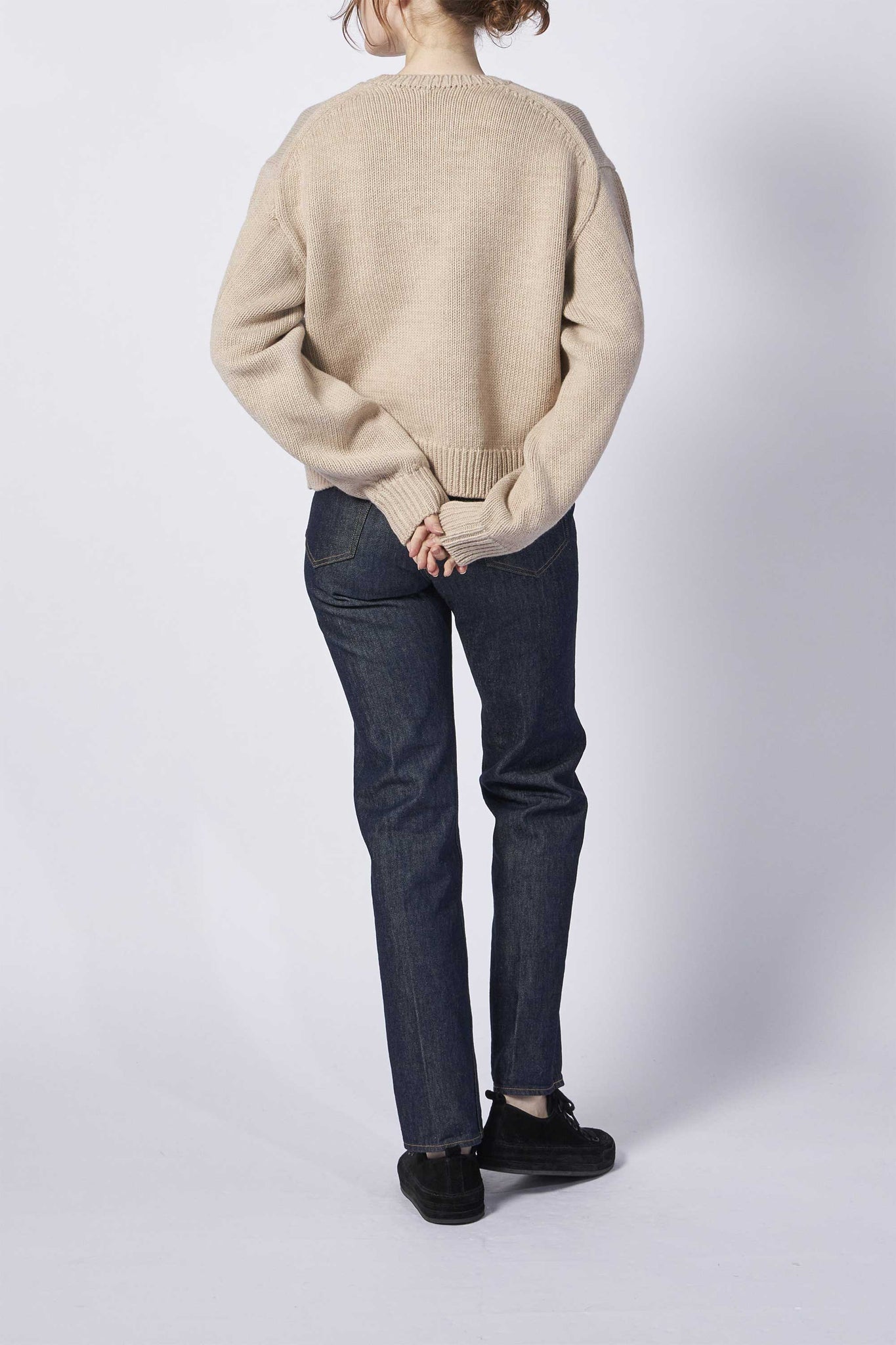 WOOL SOFT CORD KNIT P/O