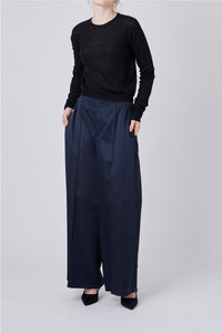 FRONT TUCK WIDE PANTS