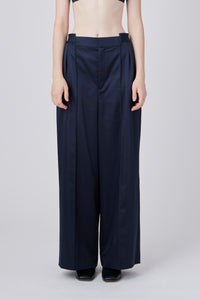 FRONT TUCK WIDE PANTS