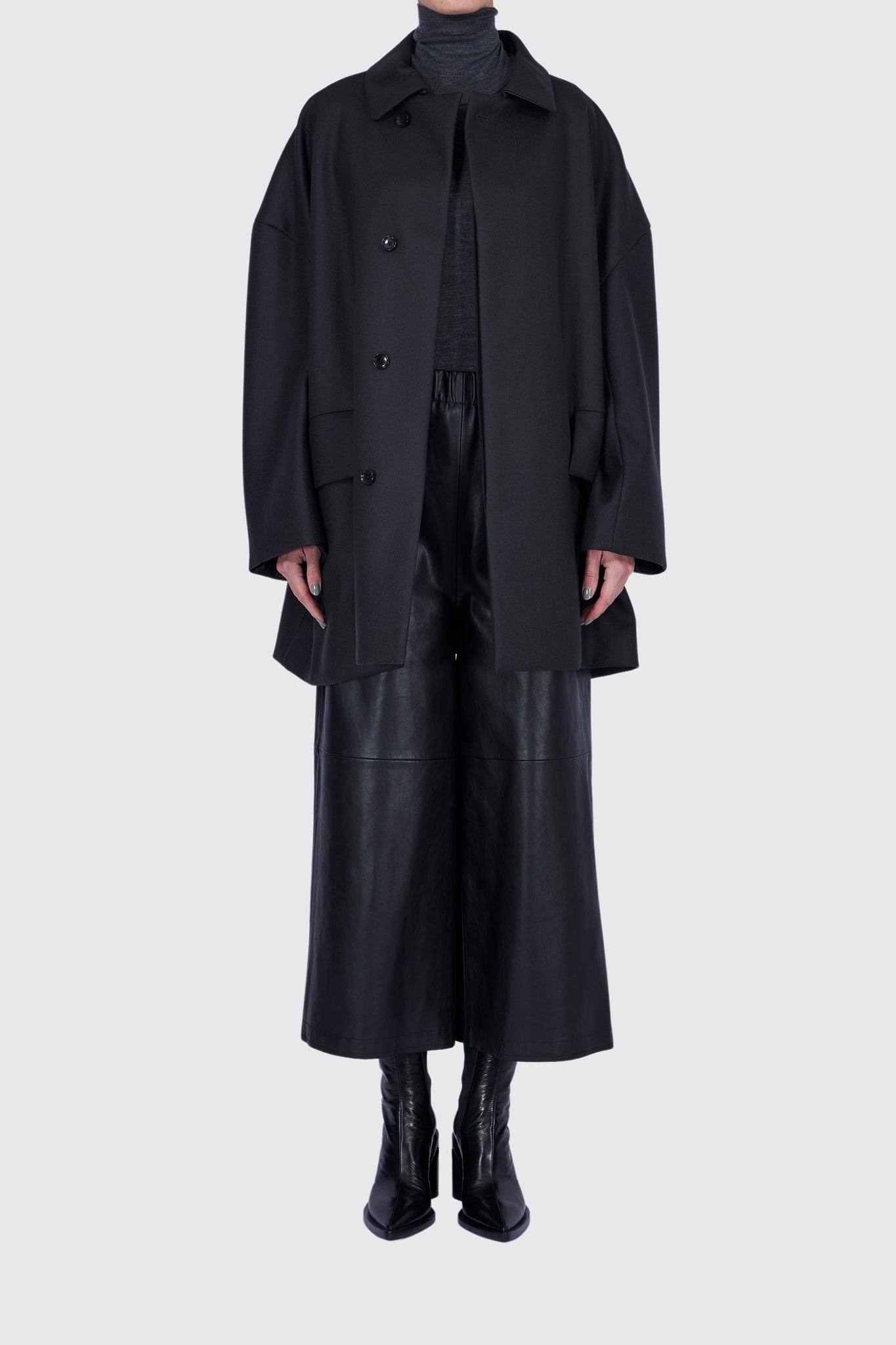 Stand Fall Collar Coat – ATELIERMO
